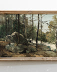 Vintage Trail Landscape Art Print L0138