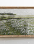 Vintage Floral Field Landscape Art Print L0160
