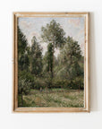 Vintage Tree Landscape Art Print L0192