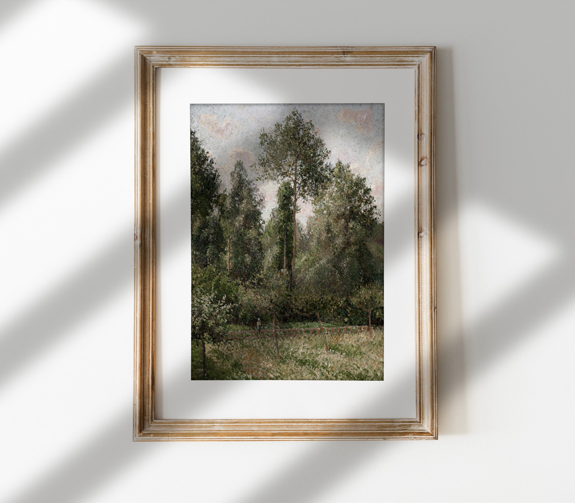 Vintage Tree Landscape Art Print L0192