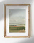 Vintage Pastel Landscape Art Print L0196