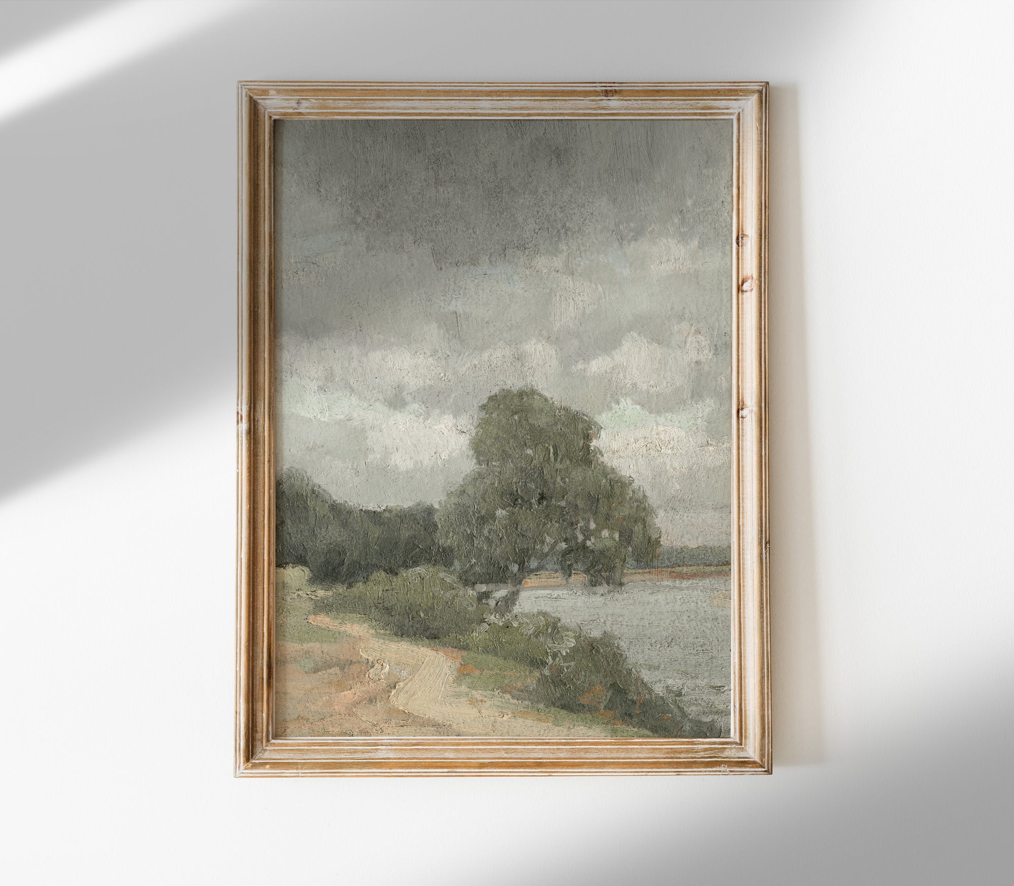 Vintage Muted Landscape Art Print L0197