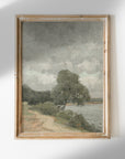 Vintage Muted Landscape Art Print L0197