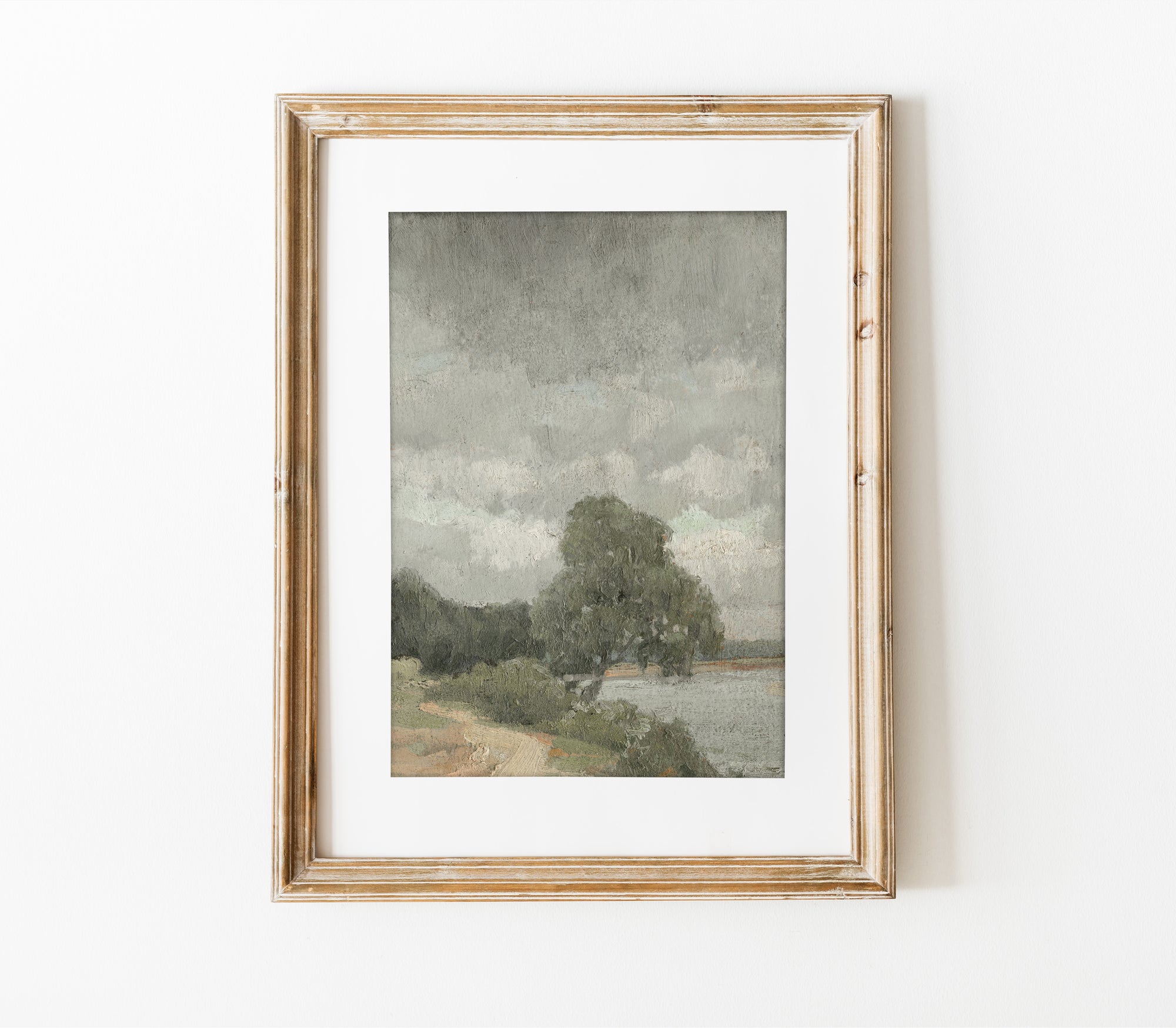 Vintage Muted Landscape Art Print L0197
