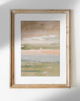 Watercolor Pastel Landscape Art Print L0198