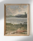 Vintage Watercolor Landscape Art Print L0199