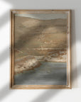Antique Coast Landscape Art Print L0203
