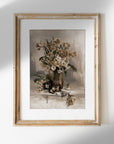 Vintage Floral Vase Still Life Art Print S0206