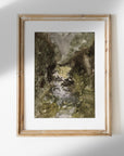 Vintage Forest Landscape Art Print L0120