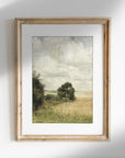 Vintage Field Landscape Art Print L0156