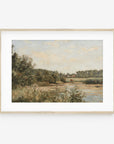 Vintage Field Landscape Art Print L0110