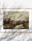 Vintage Farm Landscape Art Print L0117