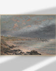 Vintage Coastal Landscape Art Print L0116