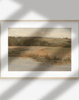 Vintage Warm Autumn Landscape Art Print L0125