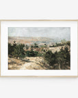 Vintage Village Landscape Art Print L0126