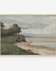 Vintage Coastal Seaside Landscape Art Print L0140