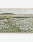Vintage Floral Field Landscape Art Print L0160