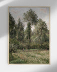 Vintage Tree Landscape Art Print L0192