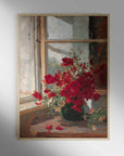 Vintage Florals in Vase Art Print L0194