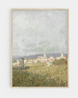 Vintage City and Field Art Print L195