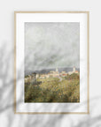 Vintage City and Field Art Print L195
