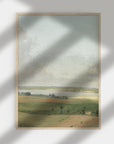 Vintage Pastel Landscape Art Print L0196