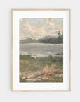 Vintage Watercolor Landscape Art Print L0199