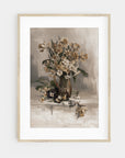 Vintage Floral Vase Still Life Art Print S0206