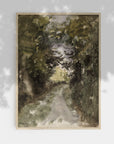 Vintage Forest Landscape Art Print L0120