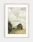 Vintage Field Landscape Art Print L0156