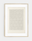 Antique Geometric Pattern Art Print SK0155