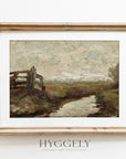 Vintage Farm Landscape Art Print L0117