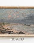 Vintage Coastal Landscape Art Print L0116