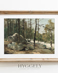 Vintage Trail Landscape Art Print L0138