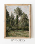 Vintage Tree Landscape Art Print L0192