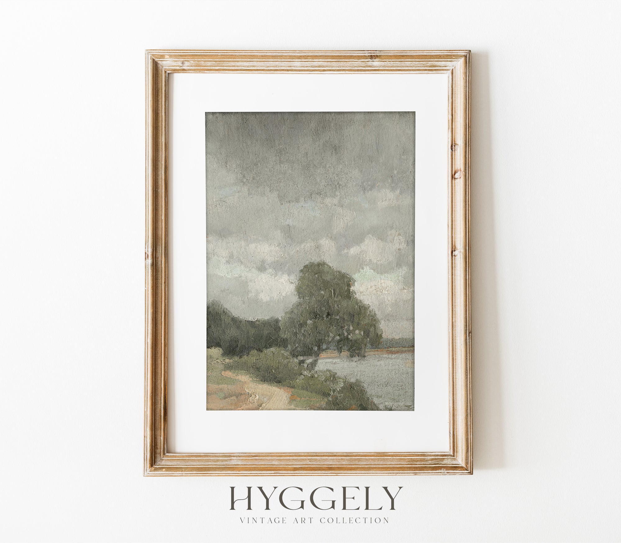 Vintage Muted Landscape Art Print L0197