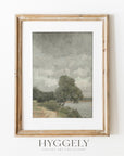 Vintage Muted Landscape Art Print L0197