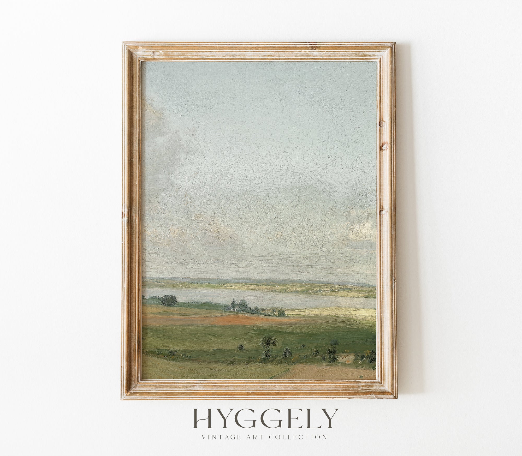 Vintage Pastel Landscape Art Print L0196