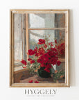 Vintage Florals in Vase Art Print L0194