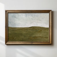 Smooth Grassland | Landscape Art Print | Road Trip Series | RT118