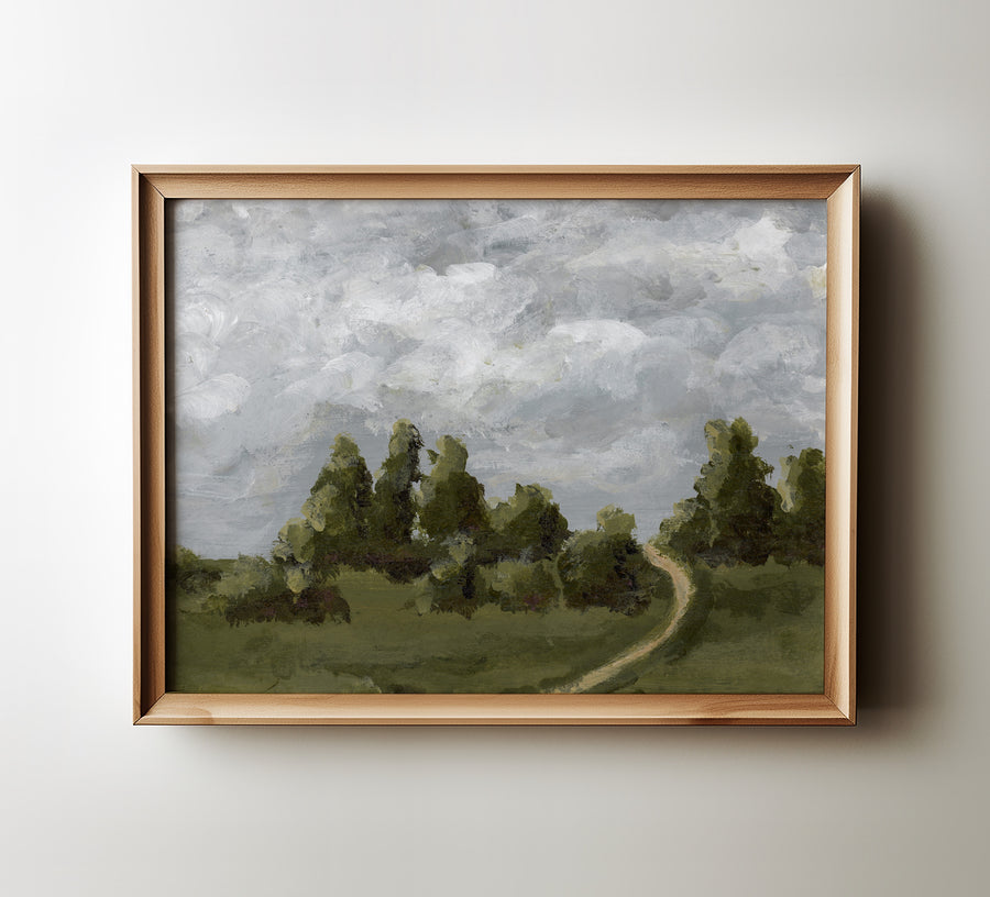 Brewing Storm | Landscape Art Print | Road Trip Series | RT130