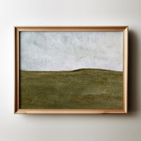 Smooth Grassland | Landscape Art Print | Road Trip Series | RT118