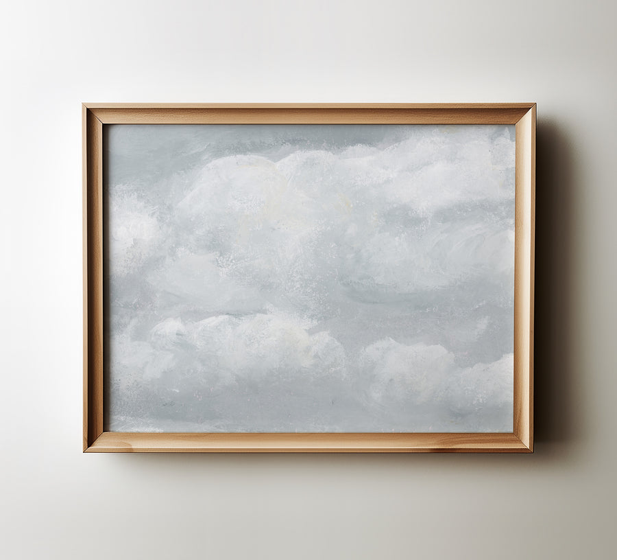 Cloud Study | Landscape Art Print | Road Trip Series | RT112