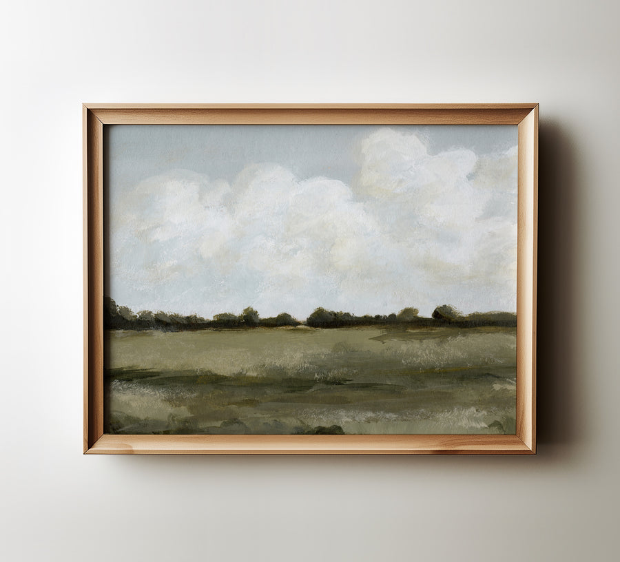 Prairie Fields | Landscape Art Print | Road Trip Series | RT115