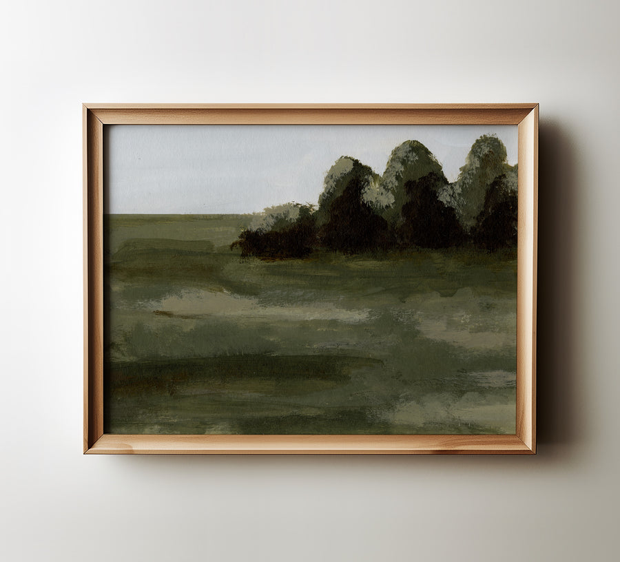 Farmland Fields | Landscape Art Print | Road Trip Series | RT117