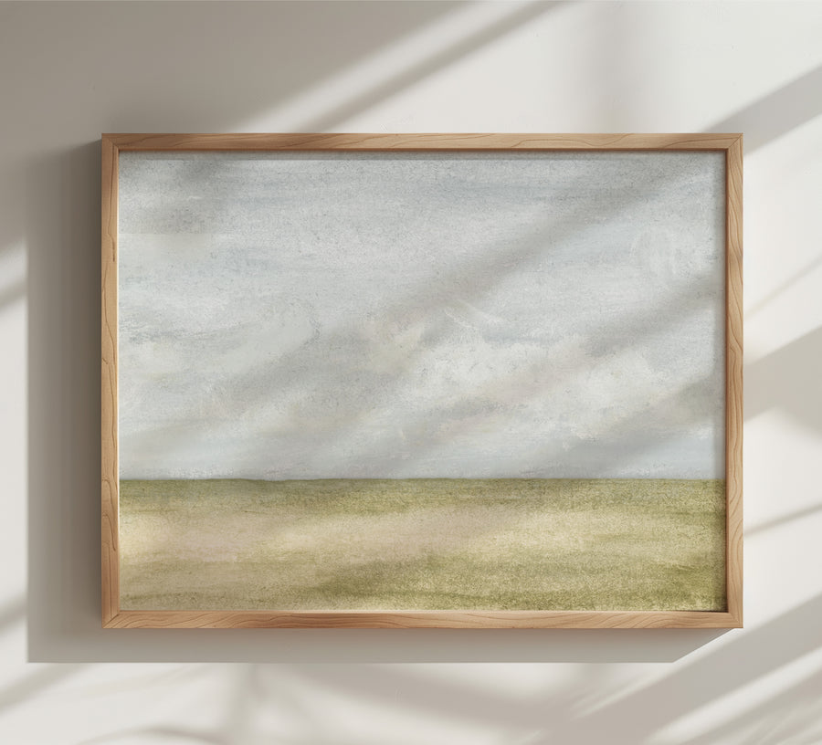 Hazy Sky | Landscape Art Print | Road Trip Series | RT109