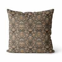 Delicate Damask II Vintage Pillow Cover