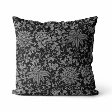 Lacy Floral Pillow Cover