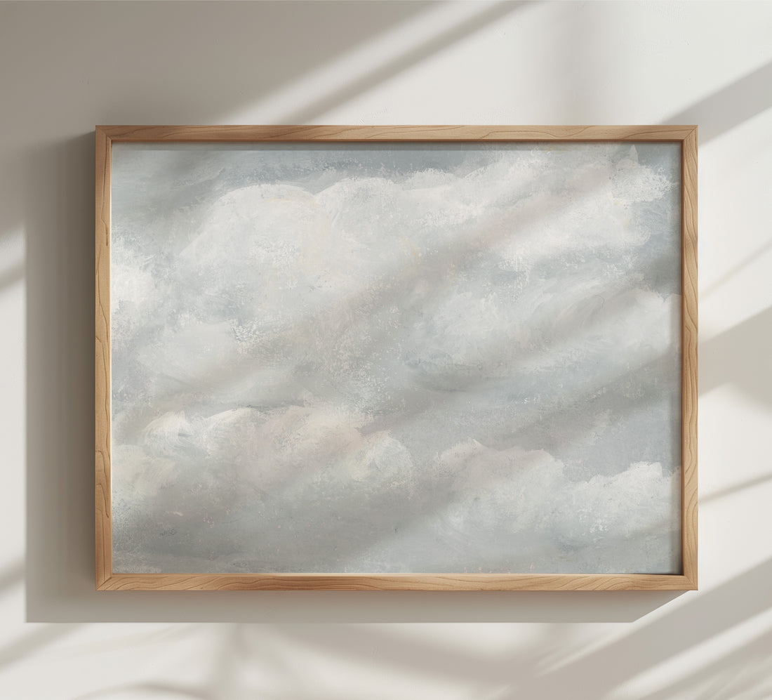 Cloud Study | Landscape Art Print | Road Trip Series | RT112