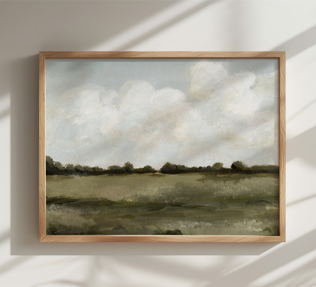 Prairie Fields | Landscape Art Print | Road Trip Series | RT115